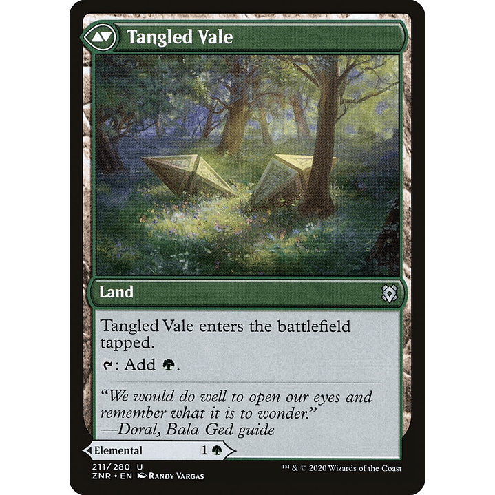 Tangled Florahedron // Tangled Vale | Español | NM | ZNR 2