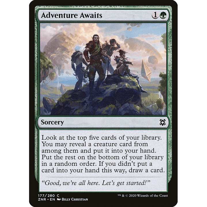 Adventure Awaits | Español | NM | ZNR 1