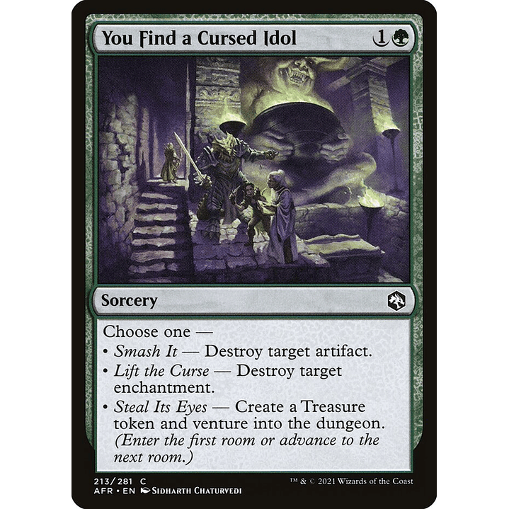 You Find a Cursed Idol | Inglés | NM | AFR 1