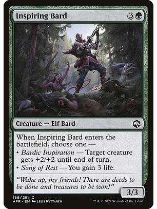 Inspiring Bard | Inglés | NM | AFR