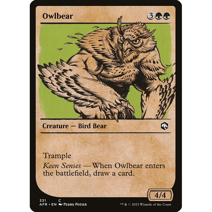 Owlbear (Showcase) | Inglés | NM | AFR 1