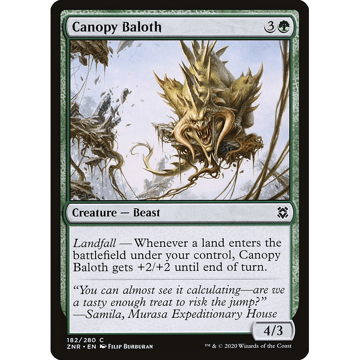 Canopy Baloth (foil) | Inglés | NM | ZNR 1
