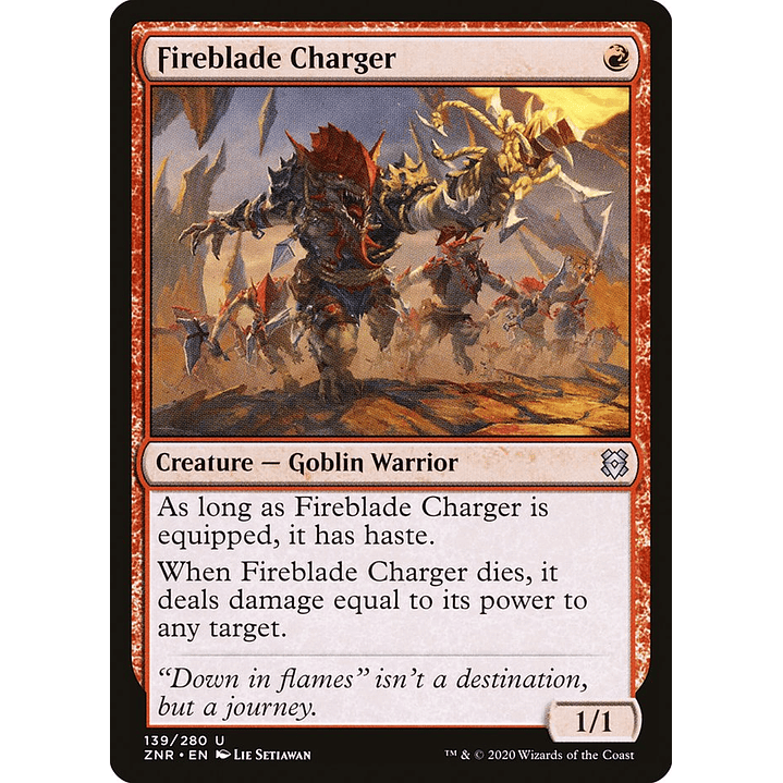 Fireblade Charger | Español | NM | ZNR 1
