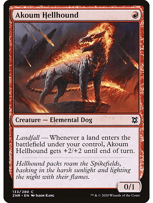Akoum Hellhound | Español | NM | ZNR