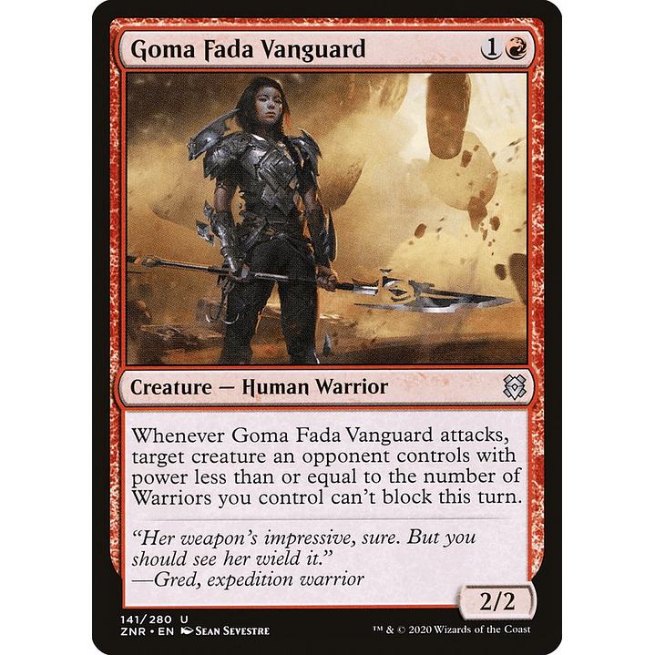 Goma Fada Vanguard | Español | NM | ZNR 1