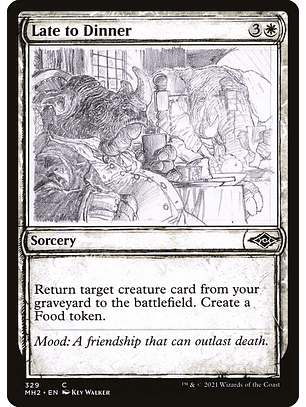 Late to Dinner (Showcase) | Inglés | NM | MH2