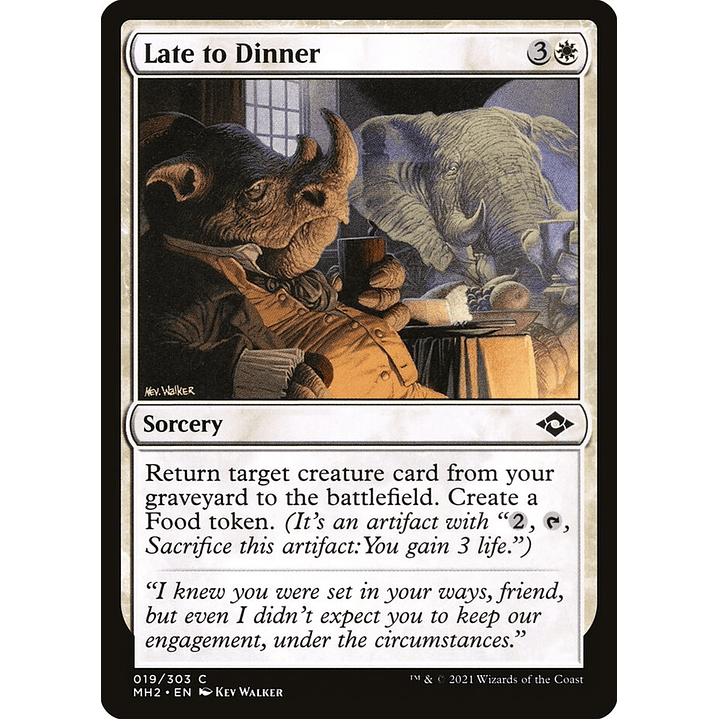 Late to Dinner | Español | NM | MH2 1