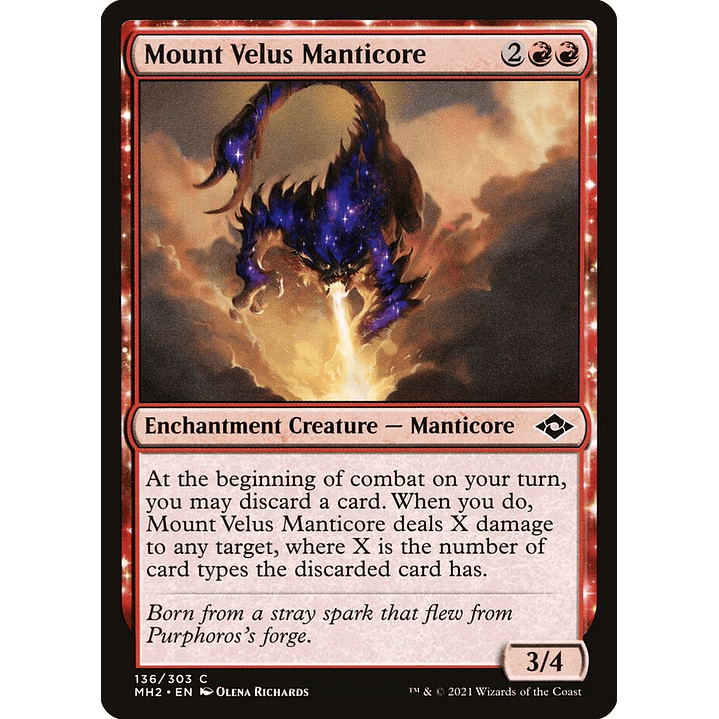 Mount Velus Manticore | Inglés | NM | MH2 1
