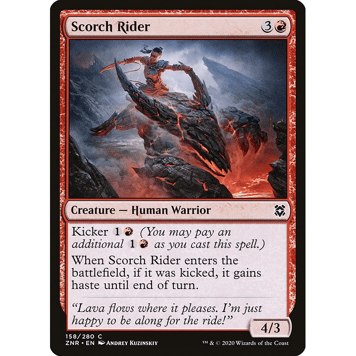 Scorch Rider | Español | NM | ZNR 1