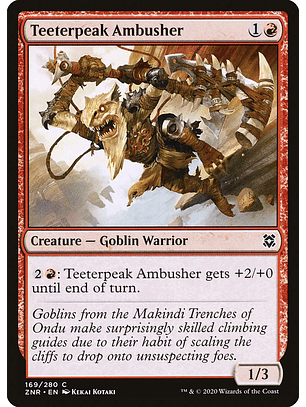 Teeterpeak Ambusher | Español | NM | ZNR