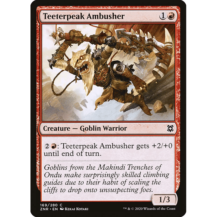 Teeterpeak Ambusher | Español | NM | ZNR 1