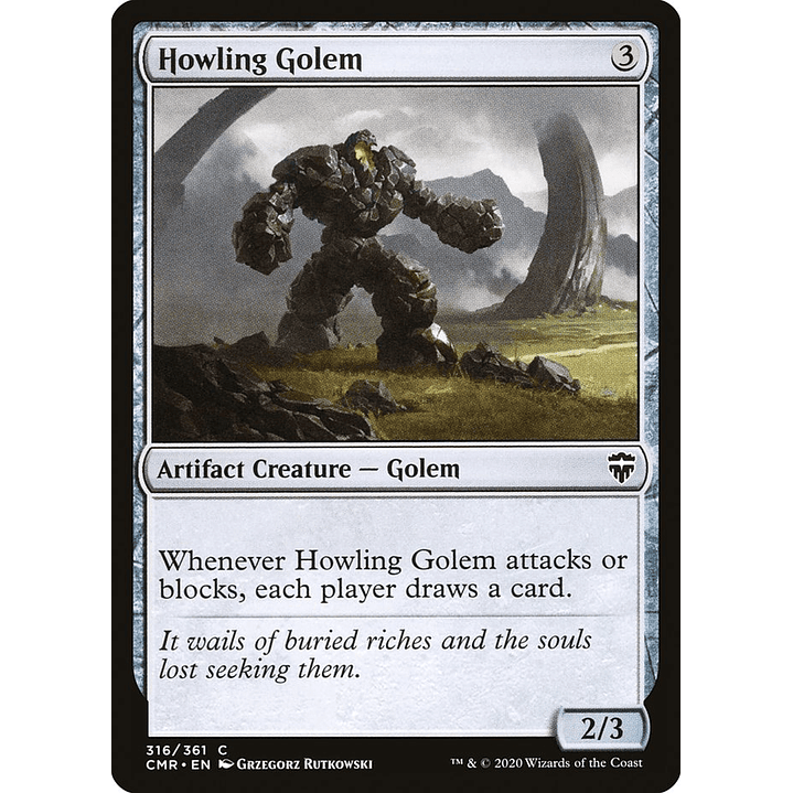 Howling Golem (foil) | Inglés | NM | CMR 1