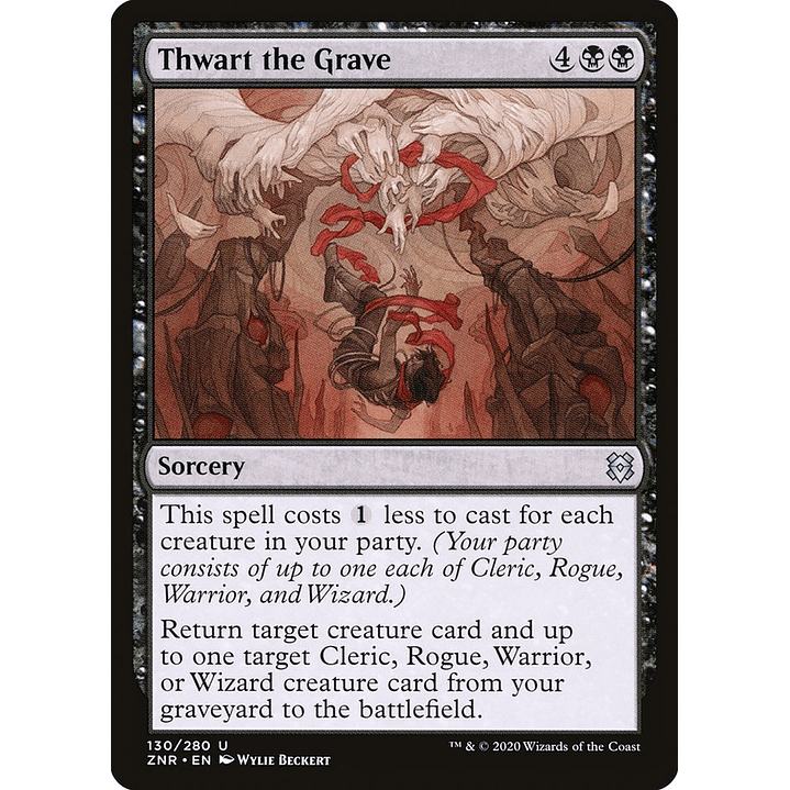Thwart the Grave | Español | NM | ZNR 1