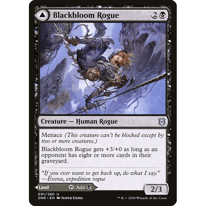 Blackbloom Rogue // Blackbloom Bog | Español | NM | ZNR 1