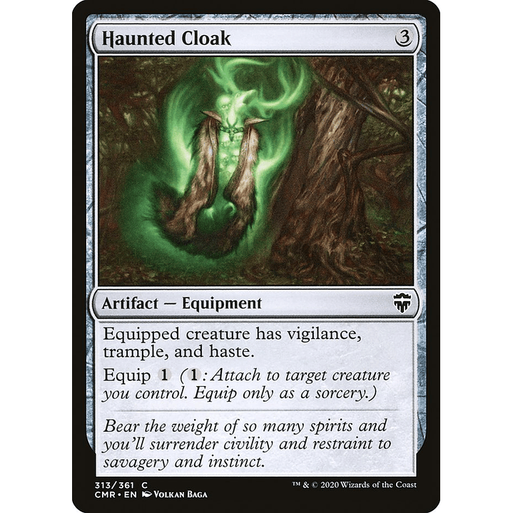 Haunted Cloak (foil) | Español | NM | CMR 1