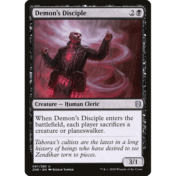 Demon's Disciple | Español | NM | ZNR 1