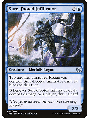 Sure-Footed Infiltrator | Español | NM | ZNR