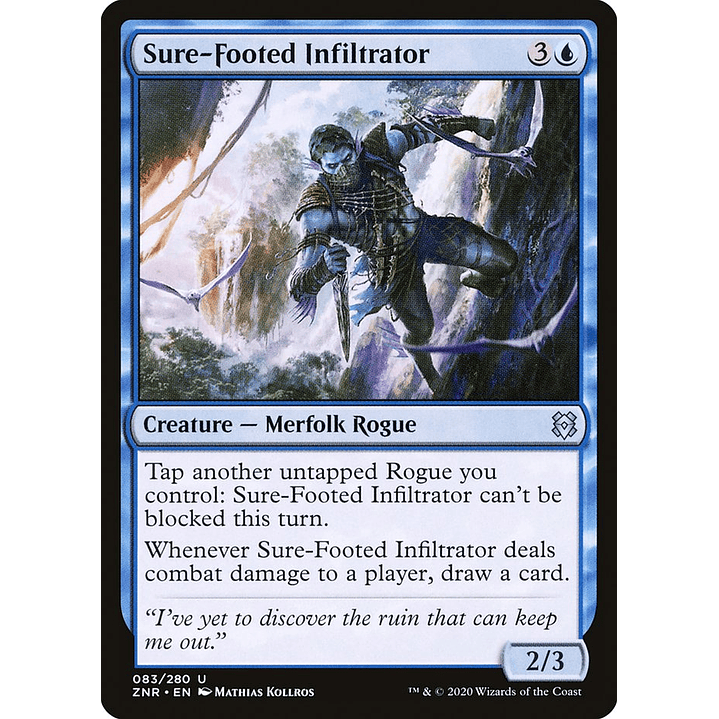 Sure-Footed Infiltrator | Español | NM | ZNR 1