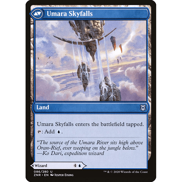 Umara Wizard // Umara Skyfalls | Español | NM | ZNR 2