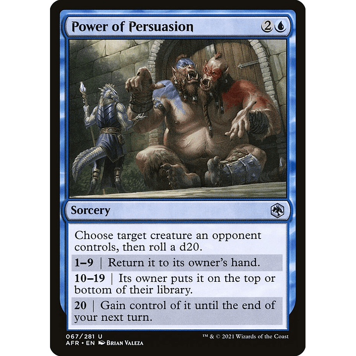 Power of Persuasion | Inglés | NM | AFR 1