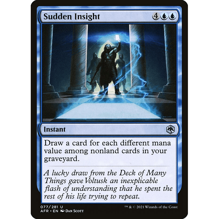 Sudden Insight | Inglés | NM | AFR 1