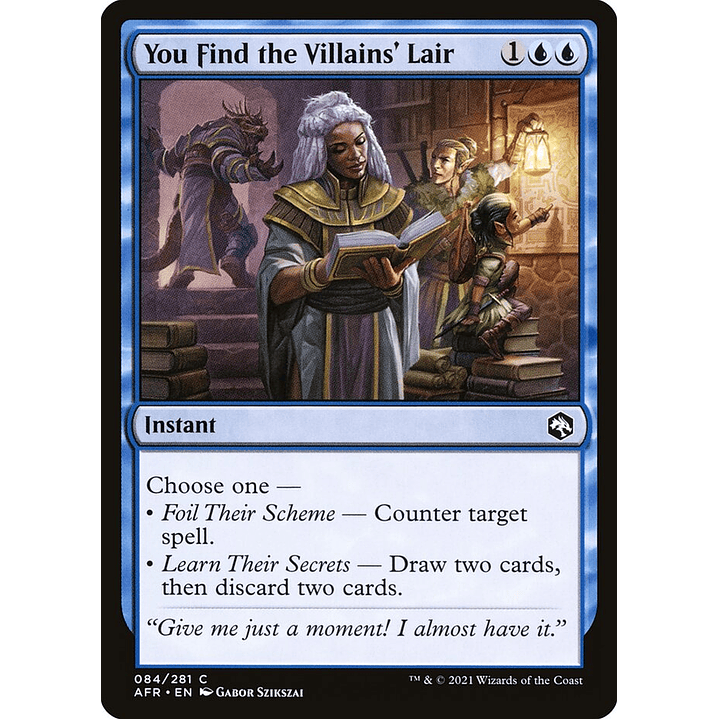 You Find the Villains' Lair | Español | NM | AFR 1