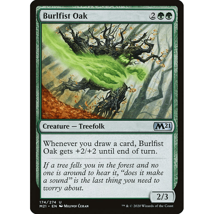 Burlfist Oak | Español | NM | M21 1