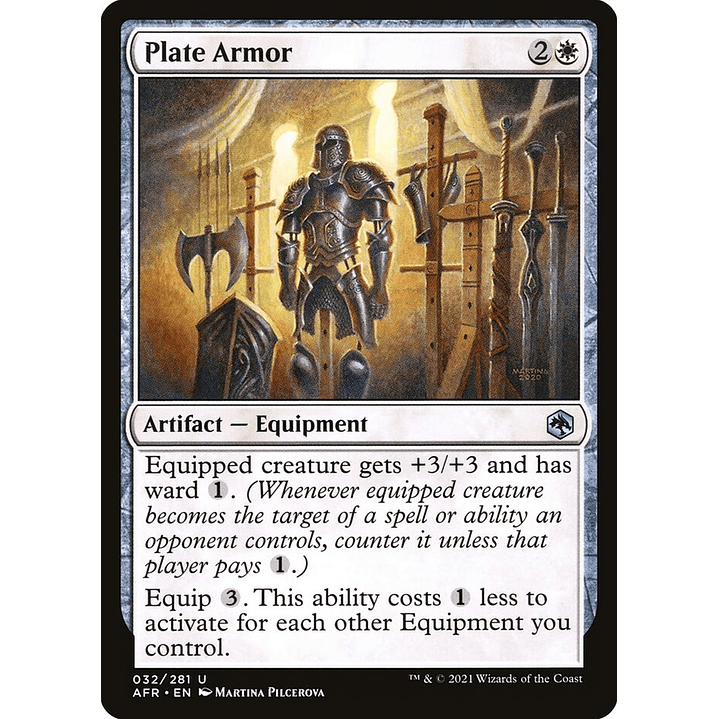 Plate Armor | Español | NM | AFR 1