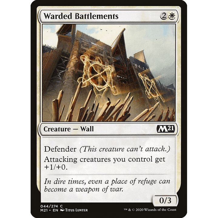Warded Battlements | Español | NM | M21 1