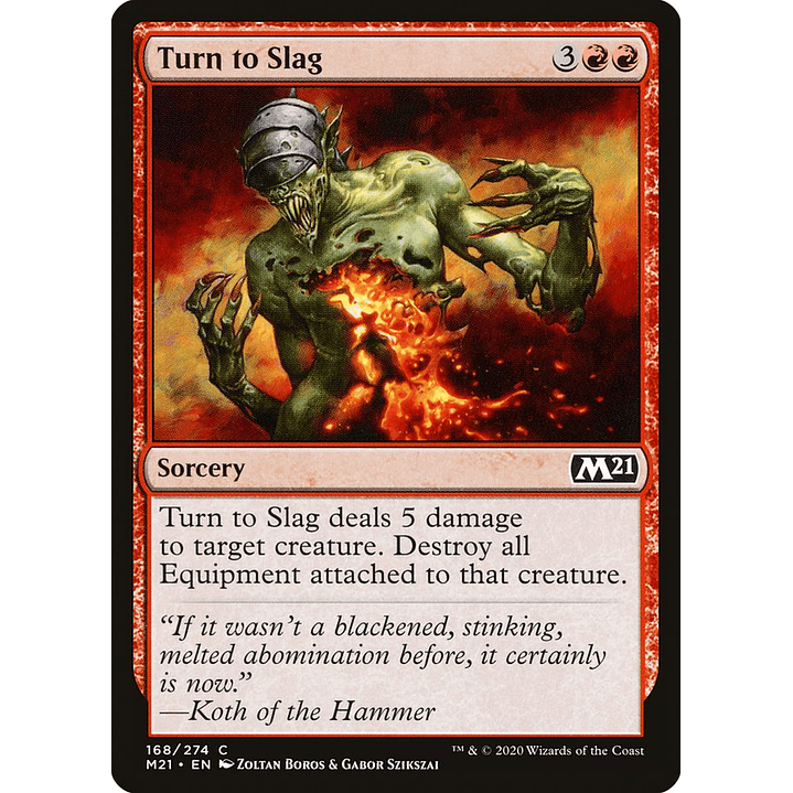 Turn to Slag | Español | NM | M21 1