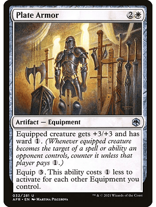 Plate Armor | Inglés | NM | AFR