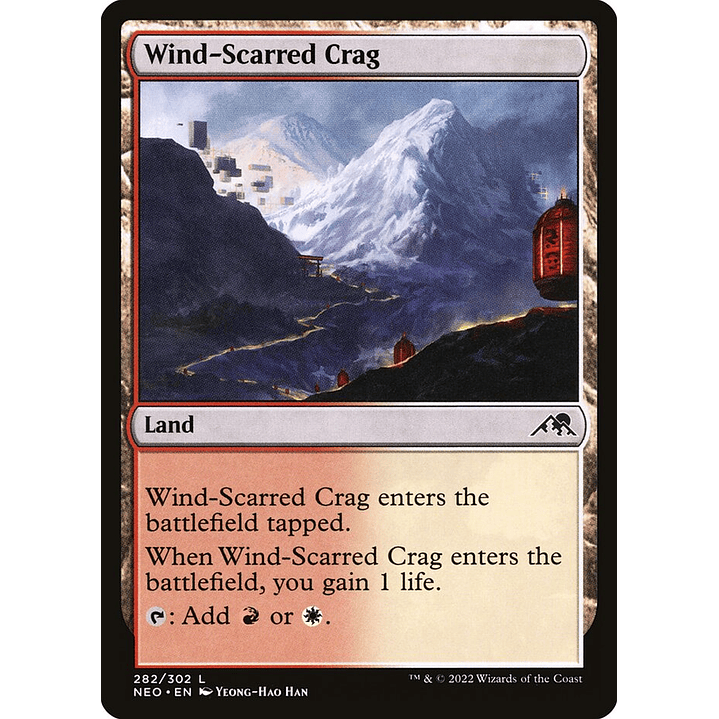 Wind-Scarred Crag (foil) | Español | NM | NEO 1