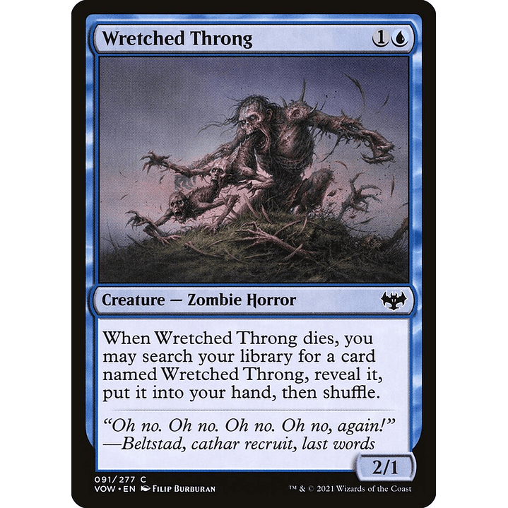 Wretched Throng | Español | NM | VOW 1