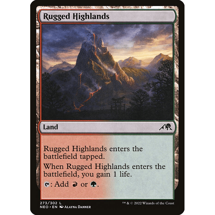 Rugged Highlands | Español | NM | NEO 1