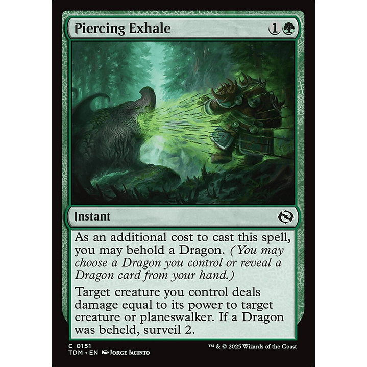 Piercing Exhale | Inglés | NM | TDM 1