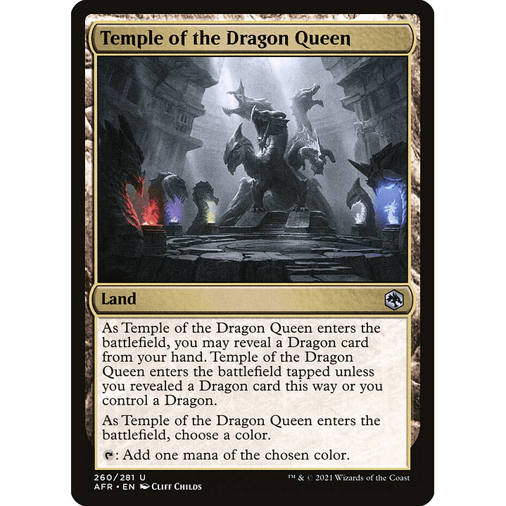 Temple of the Dragon Queen | Inglés | NM | AFR 1