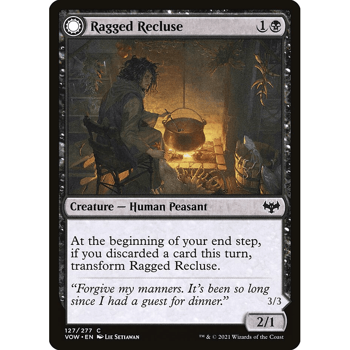 Ragged Recluse // Odious Witch | Español | NM | VOW 1