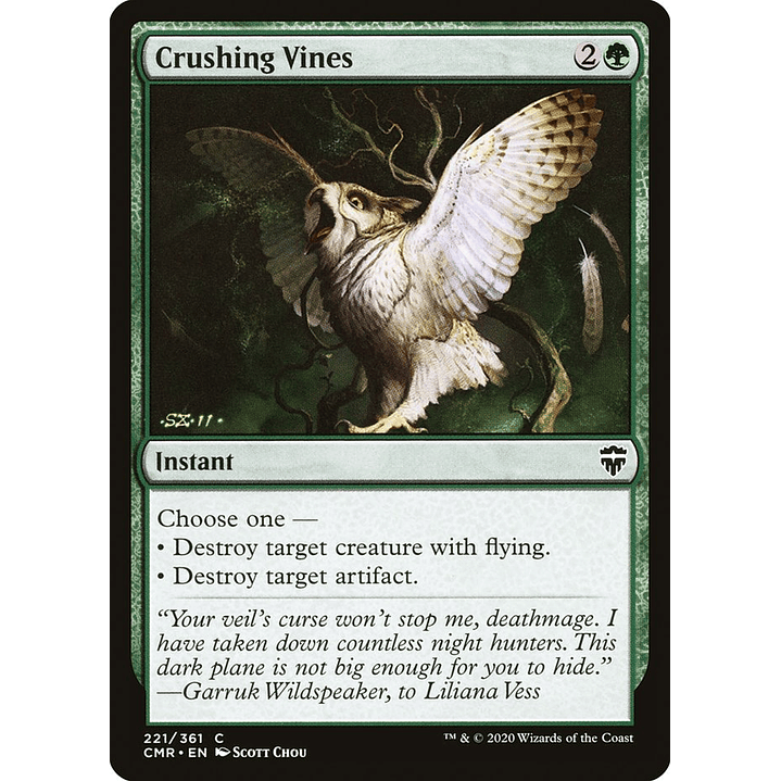 Crushing Vines (foil) | Inglés | NM | CMR 1