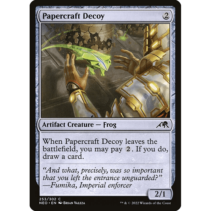 Papercraft Decoy (foil) | Español | NM | NEO 1