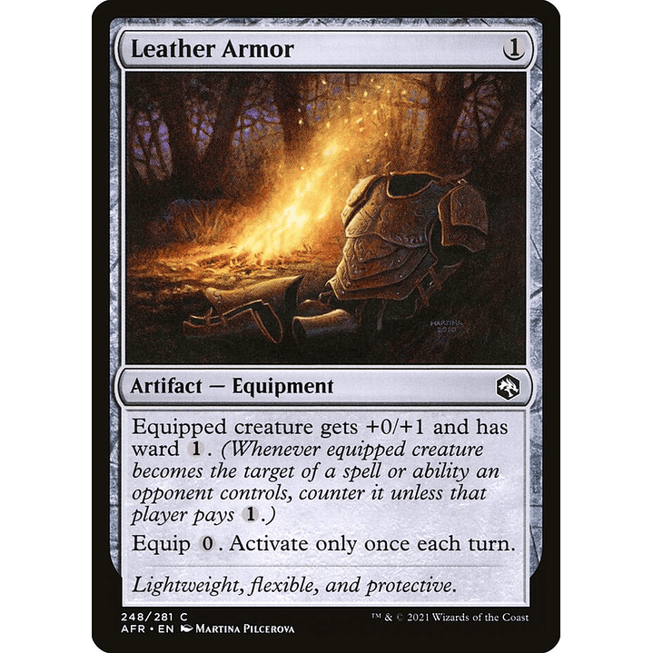Leather Armor | Español | NM | AFR 1