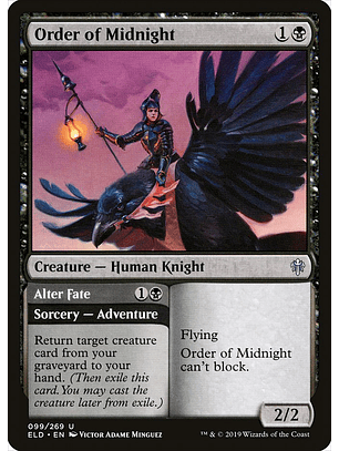 Order of Midnight // Alter Fate | Inglés | NM | ELD