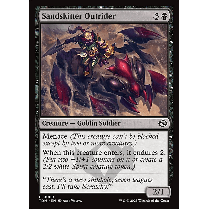 Sandskitter Outrider | Inglés | NM | TDM 1