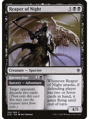 Reaper of Night // Harvest Fear | Inglés | NM | ELD