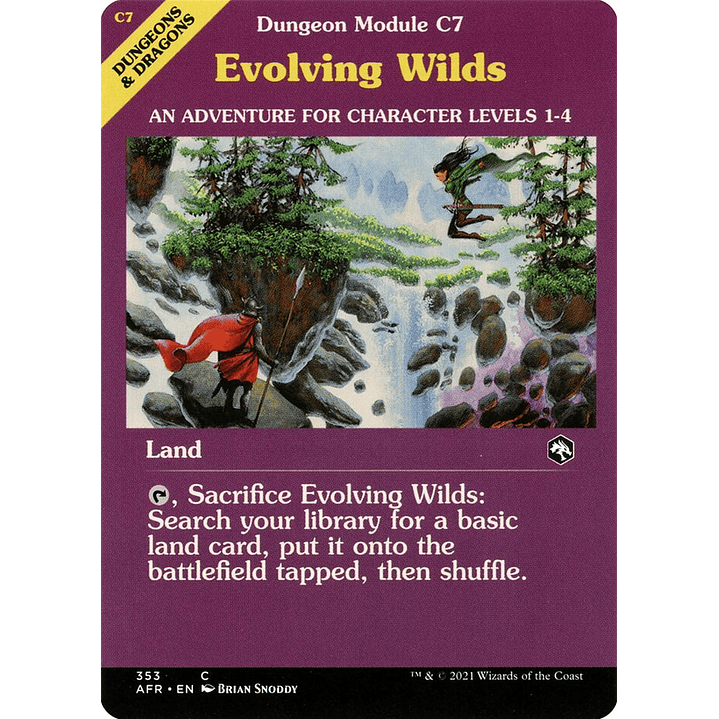 Evolving Wilds (Showcase) | Inglés | NM | AFR 1