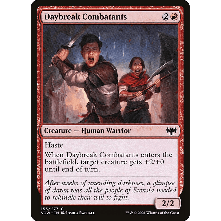 Daybreak Combatants | Español | NM | VOW 1