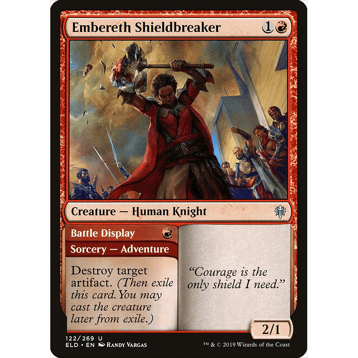 Embereth Shieldbreaker // Battle Display | Inglés | NM | ELD 1