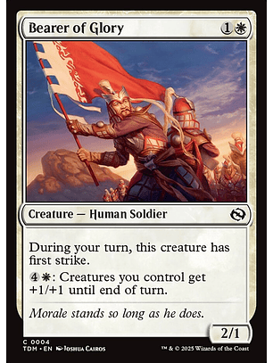 Bearer of Glory | Inglés | NM | TDM