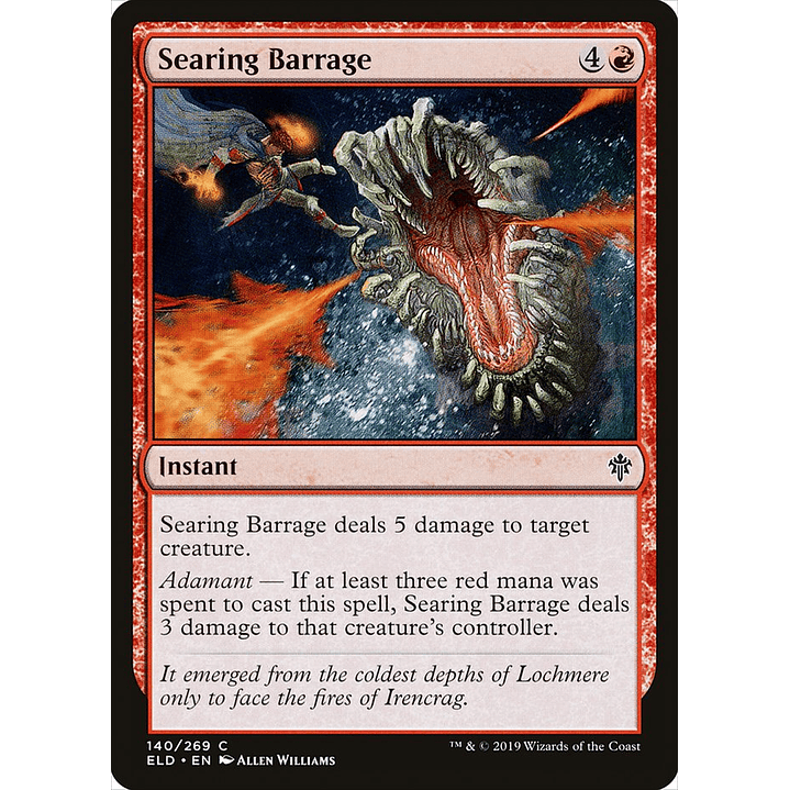 Searing Barrage | Inglés | NM | ELD 1