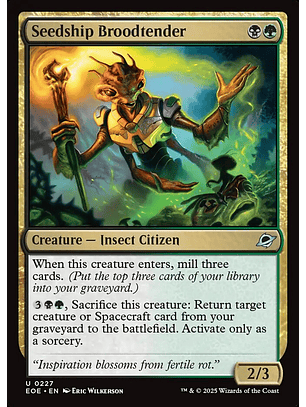 Seedship Broodtender | Inglés | NM | EOE