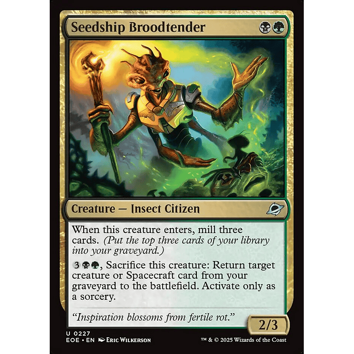 Seedship Broodtender | Inglés | NM | EOE 1